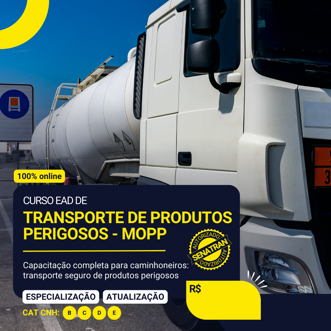  ATUALIZAÇÃO DE TRANSPORTE DE PRODUTOS PERIGOSOS