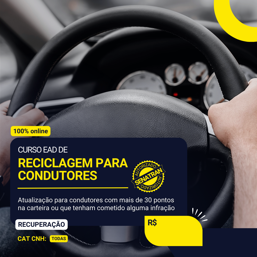 CURSO DE RECICLAGEM PARA CONDUTOR INFRATOR