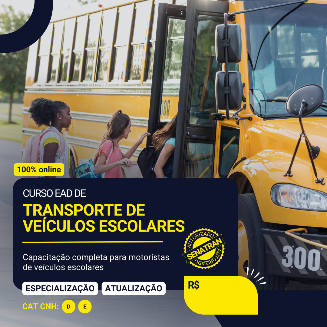  CAPACITAÇÃO DE  TRANSPORTE DE ESCOLARES